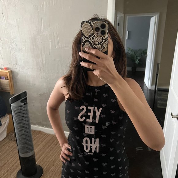 Heart Print Dress (S) - Picture 8 of 8